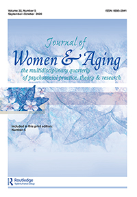 Cover image for Journal of Women & Aging, Volume 32, Issue 5, 2020