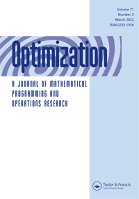 Cover image for Optimization, Volume 71, Issue 3, 2022