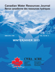 Cover image for Canadian Water Resources Journal / Revue canadienne des ressources hydriques, Volume 38, Issue 4, 2013