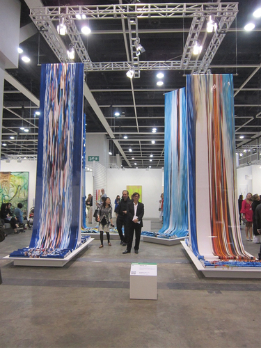 Figure 6. Đỉnh Q. Lê’s installation the Deep Blue Sea at art Basel Hong Kong, March 2017 (photo by author).