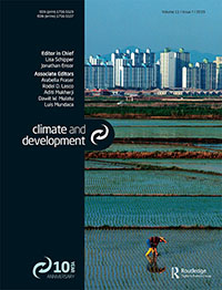 Cover image for Climate and Development, Volume 11, Issue 7, 2019