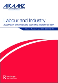Cover image for Labour and Industry, Volume 16, Issue 3, 2006