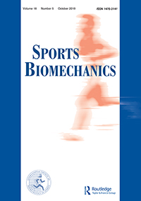 Cover image for Sports Biomechanics, Volume 18, Issue 5, 2019