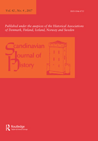 Cover image for Scandinavian Journal of History, Volume 42, Issue 4, 2017