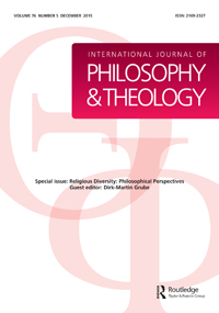 Cover image for International Journal of Philosophy and Theology, Volume 76, Issue 5, 2015