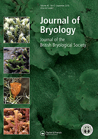 Cover image for Journal of Bryology, Volume 40, Issue 3, 2018