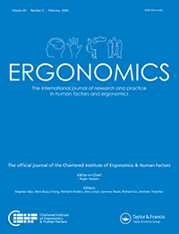 Cover image for Ergonomics, Volume 65, Issue 2, 2022