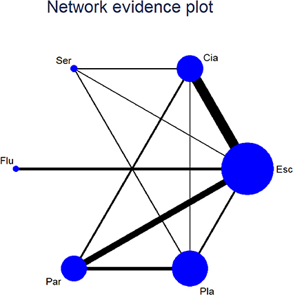 Figure 3 Network of evidence.