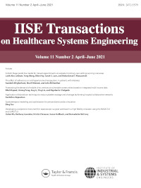 Cover image for IISE Transactions on Healthcare Systems Engineering, Volume 11, Issue 2, 2021