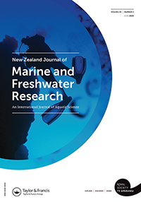 Cover image for New Zealand Journal of Marine and Freshwater Research, Volume 54, Issue 2, 2020