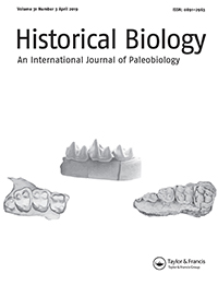 Cover image for Historical Biology, Volume 31, Issue 3, 2019