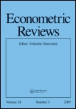 Cover image for Econometric Reviews, Volume 10, Issue 1, 1991