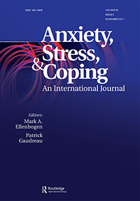 Cover image for Anxiety, Stress, & Coping, Volume 30, Issue 6, 2017