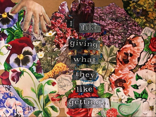 Figure 4. Casey’s “I Like Giving What They Like Getting” Collage