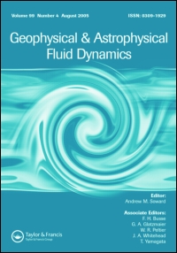 Cover image for Geophysical & Astrophysical Fluid Dynamics, Volume 4, Issue 3, 1973