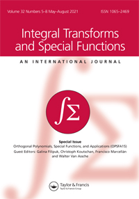Cover image for Integral Transforms and Special Functions, Volume 32, Issue 5-8, 2021