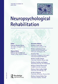 Cover image for Neuropsychological Rehabilitation, Volume 31, Issue 5, 2021