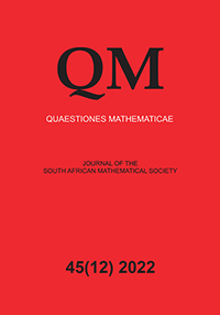 Cover image for Quaestiones Mathematicae, Volume 45, Issue 12, 2022