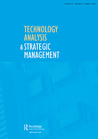 Cover image for Technology Analysis & Strategic Management, Volume 31, Issue 8, 2019