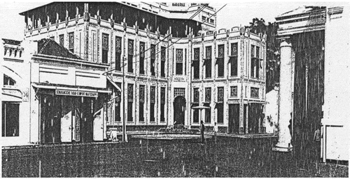 Figure 9. Dutch Indies Life Insurance Company, which was built in 1916 by an architectural firm: Karsten, Lutjens en Steenstra Toussaint. This building is located at the main street De Heerenstraat (Now: Letjen Suprapto Street, still being used as Indonesia Life Insurance Company).