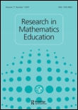 Cover image for Research in Mathematics Education, Volume 4, Issue 1, 2002