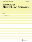 Cover image for Journal of New Music Research, Volume 11, Issue 2, 1982