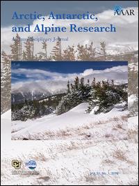 Cover image for Arctic, Antarctic, and Alpine Research, Volume 51, Issue 1, 2019