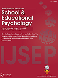 Cover image for International Journal of School & Educational Psychology, Volume 8, Issue 2, 2020