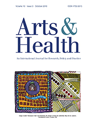 Cover image for Arts & Health, Volume 10, Issue 3, 2018