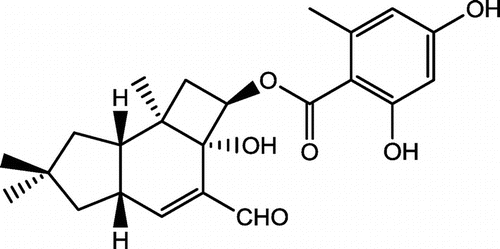 Fig. 1. Structure of melleolide.