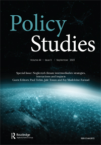 Cover image for Policy Studies, Volume 44, Issue 5, 2023