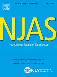 Cover image for NJAS: Impact in Agricultural and Life Sciences, Volume 58, Issue 3-4, 2011