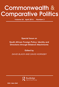 Cover image for Commonwealth & Comparative Politics, Volume 54, Issue 2, 2016
