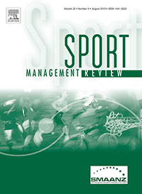 Cover image for Sport Management Review, Volume 22, Issue 4, 2019