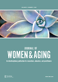 Cover image for Journal of Women & Aging, Volume 34, Issue 3, 2022