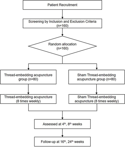 Figure 1 Flow diagram of the study design.