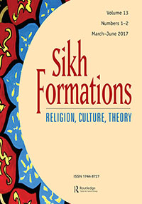 Cover image for Sikh Formations, Volume 13, Issue 1-2, 2017