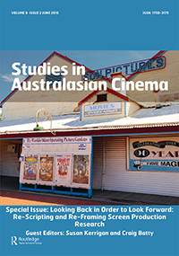 Cover image for Studies in Australasian Cinema, Volume 9, Issue 2, 2015