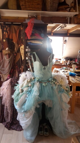 Figure 4. Workspace for creating the costumes.