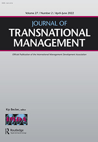 Cover image for Journal of Transnational Management, Volume 27, Issue 2, 2022