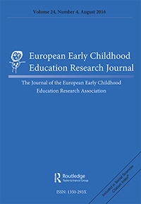 Cover image for European Early Childhood Education Research Journal, Volume 24, Issue 4, 2016