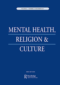 Cover image for Mental Health, Religion & Culture, Volume 20, Issue 10, 2017