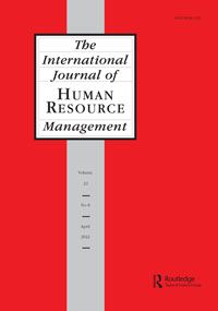 Cover image for The International Journal of Human Resource Management, Volume 33, Issue 8, 2022