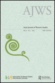 Cover image for Asian Journal of Women's Studies, Volume 9, Issue 2, 2003