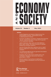 Cover image for Economy and Society, Volume 53, Issue 2, 2024