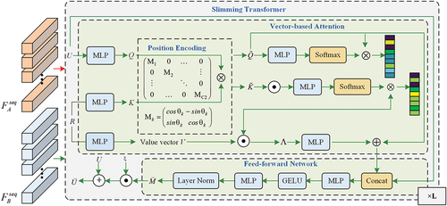 Figure 4. Slimming transformer framework diagram.