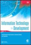 Cover image for Information Technology for Development, Volume 15, Issue 1, 2009