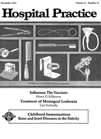 Cover image for Hospital Practice, Volume 11, Issue 11, 1976
