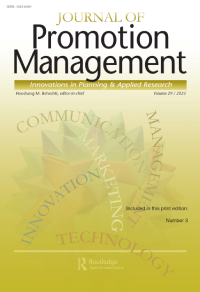 Cover image for Journal of Promotion Management, Volume 29, Issue 3, 2023