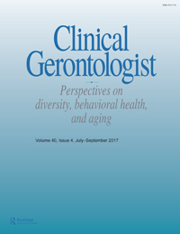 Cover image for Clinical Gerontologist, Volume 40, Issue 4, 2017